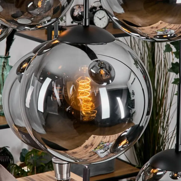 Gastor Suspension, Boule lumineuse, Suspension Fumé, 8 lumières