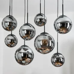 Gastor Suspension, Boule lumineuse, Suspension Fumé, 8 lumières