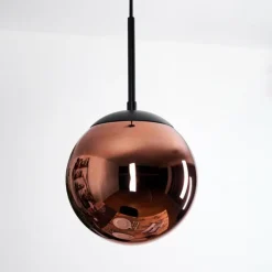 Gastor Suspension, Boule lumineuse, Suspension Cuivré, 1 lumière