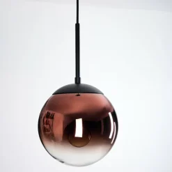 Gastor Suspension, Boule lumineuse, Suspension Clair, Cuivré, 1 lumière
