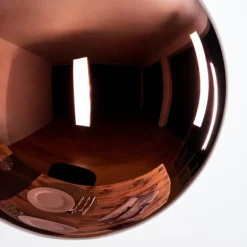 Gastor Suspension, Boule lumineuse, Suspension Cuivré, 1 lumière