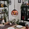 Gastor Suspension, Boule lumineuse, Suspension Clair, Cuivré, 1 lumière