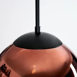 Gastor Suspension, Boule lumineuse, Suspension Clair, Cuivré, 1 lumière