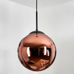 Gastor Suspension, Boule lumineuse, Suspension Cuivré, 1 lumière