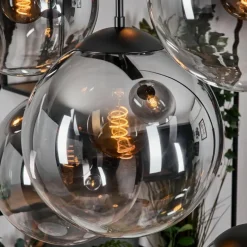 Gastor Suspension, Boule lumineuse, Suspension Clair, Fumé, 8 lumières