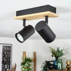 Gesteira Plafonnier, Spot de plafond Écru, Noir, 2 lumières