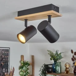 Gesteira Plafonnier, Spot de plafond Écru, Noir, 2 lumières