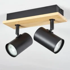 Gesteira Plafonnier, Spot de plafond Écru, Noir, 2 lumières