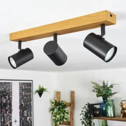 Gesteira Plafonnier, Spot de plafond Écru, Noir, 3 lumières