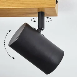 Gesteira Plafonnier, Spot de plafond Écru, Noir, 3 lumières