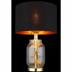 Ginko Lampe à poser Luminaires Globo Lighting Laiton, Transparent, 1 lumière