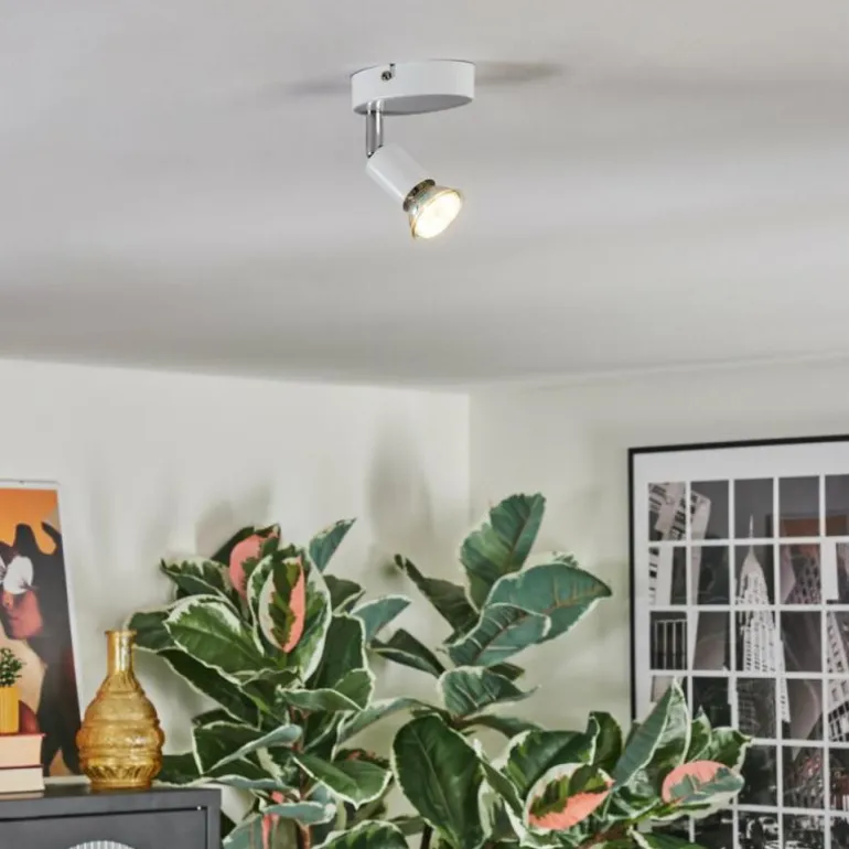 Gjedso Plafonnier, Spot de plafond LED Blanc, 1 lumière