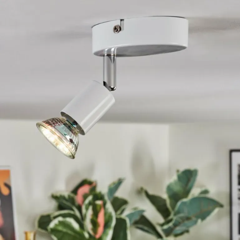 Gjedso Plafonnier, Spot de plafond LED Blanc, 1 lumière