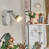 Gjedso Spot de plafond, Applique murale, Spot mural LED Chrome, Blanc, 1 lumière