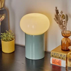 Godrie Lampe à poser Turquoise, 1 lumière