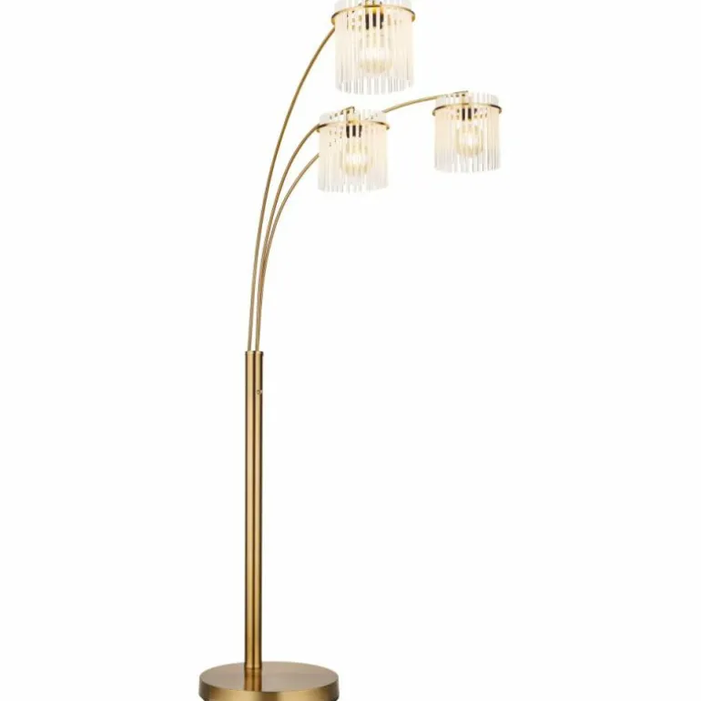 Gorley Lampadaire Luminaires Globo Lighting Or, 3 lumières