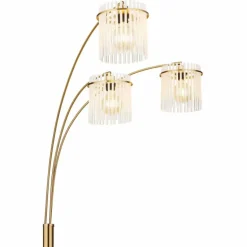 Gorley Lampadaire Luminaires Globo Lighting Or, 3 lumières