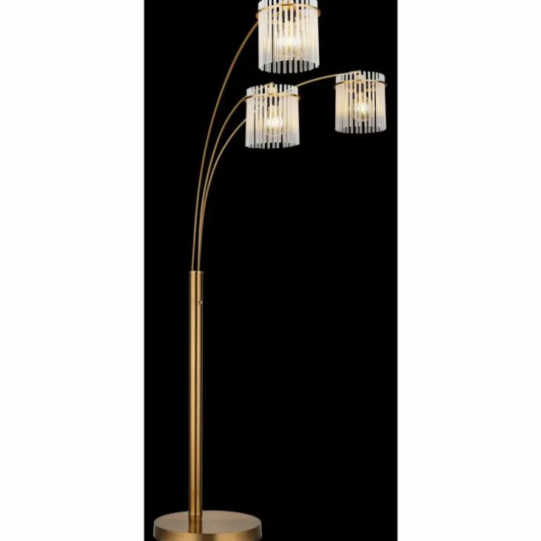Gorley Lampadaire Luminaires Globo Lighting Or, 3 lumières