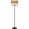 Gorley Lampadaire Luminaires Globo Lighting Noir, 1 lumière