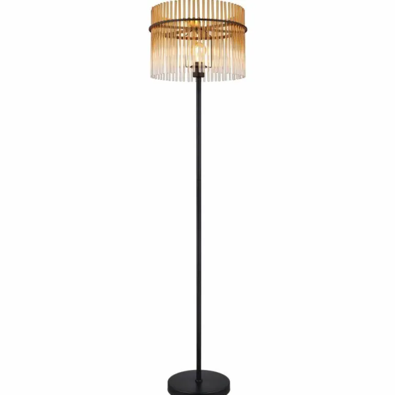 Gorley Lampadaire Luminaires Globo Lighting Noir, 1 lumière