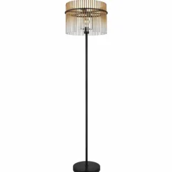 Gorley Lampadaire Luminaires Globo Lighting Noir, 1 lumière