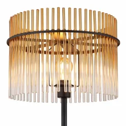 Gorley Lampadaire Luminaires Globo Lighting Noir, 1 lumière