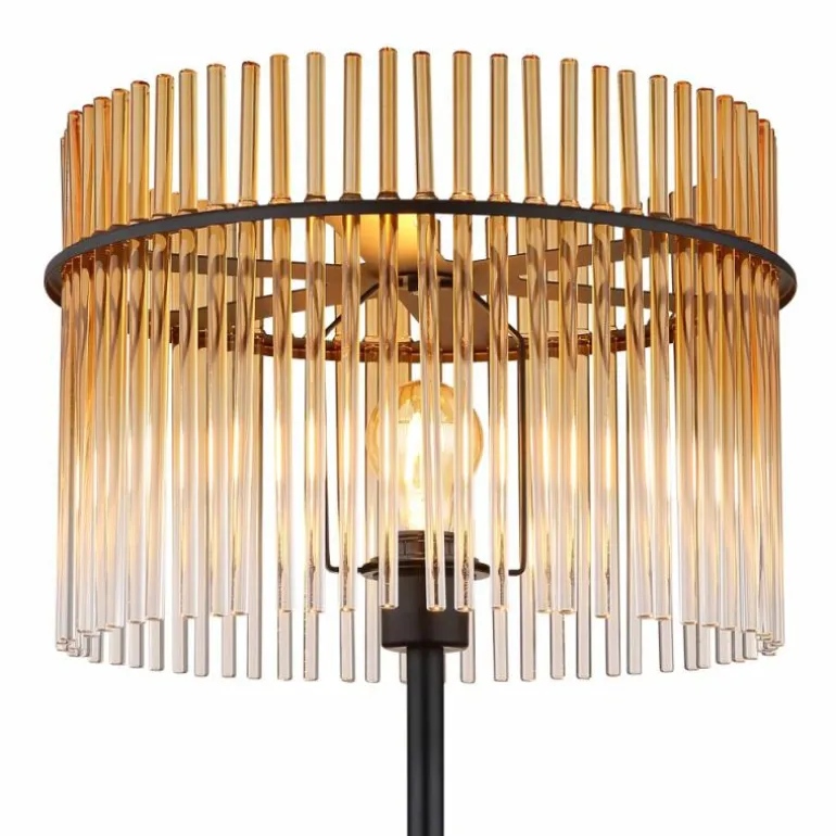 Gorley Lampadaire Luminaires Globo Lighting Noir, 1 lumière
