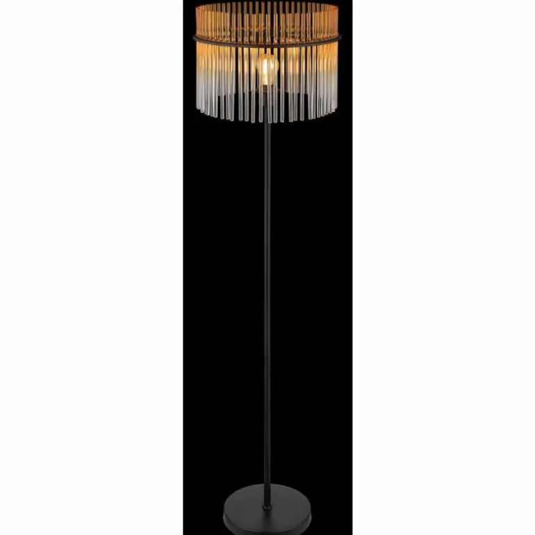 Gorley Lampadaire Luminaires Globo Lighting Noir, 1 lumière