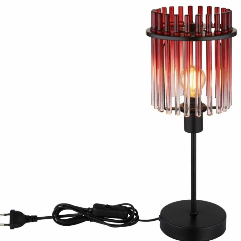Gorley Lampe à poser Luminaires Globo Lighting Noir, 1 lumière
