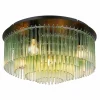 Gorley Plafonnier Luminaires Globo Lighting Chrome, Noir, 5 lumières