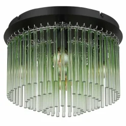 Gorley Plafonnier Luminaires Globo Lighting Chrome, Noir, 5 lumières