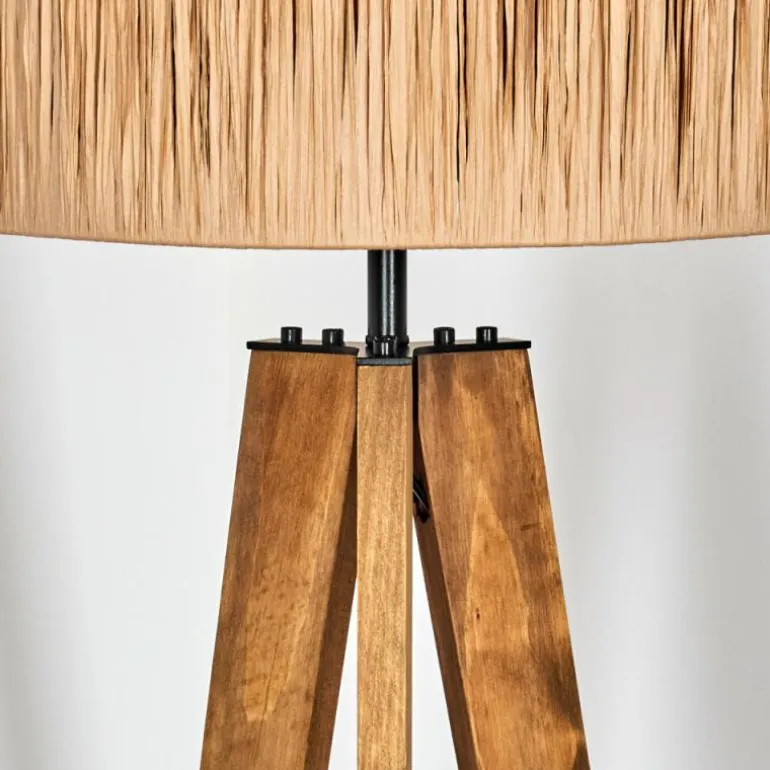 Granja Lampadaire, Liseuse Écru, Noir, 1 lumière