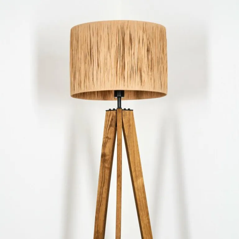 Granja Lampadaire, Liseuse Écru, Noir, 1 lumière