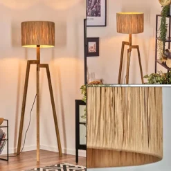 Granja Lampadaire, Liseuse Écru, 1 lumière