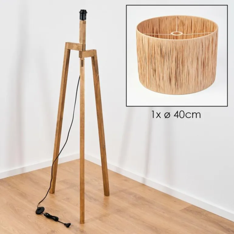 Granja Lampadaire, Liseuse Écru, 1 lumière