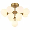 Grappy Plafonnier Luminaires Globo Lighting Or, 13 lumières
