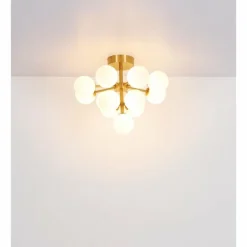 Grappy Plafonnier Luminaires Globo Lighting Or, 13 lumières