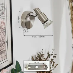 Gropptorp Applique murale, Spot mural Nickel mat, 1 lumière