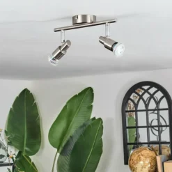 Gropptorp Plafonnier, Spot de plafond Nickel mat, 2 lumières
