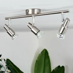 Gropptorp Plafonnier, Spot de plafond Nickel mat, 3 lumières