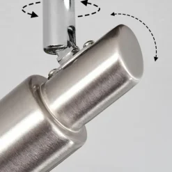 Gropptorp Plafonnier, Spot de plafond Nickel mat, 3 lumières