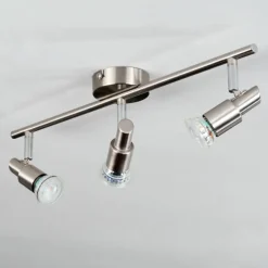 Gropptorp Plafonnier, Spot de plafond Nickel mat, 3 lumières