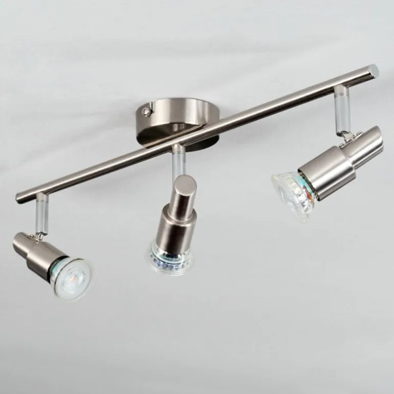 Gropptorp Plafonnier, Spot de plafond Nickel mat, 3 lumières