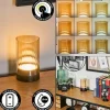 Grubbe Lampe de table d'extérieur, Lampe à poser LED Noir, 1 lumière