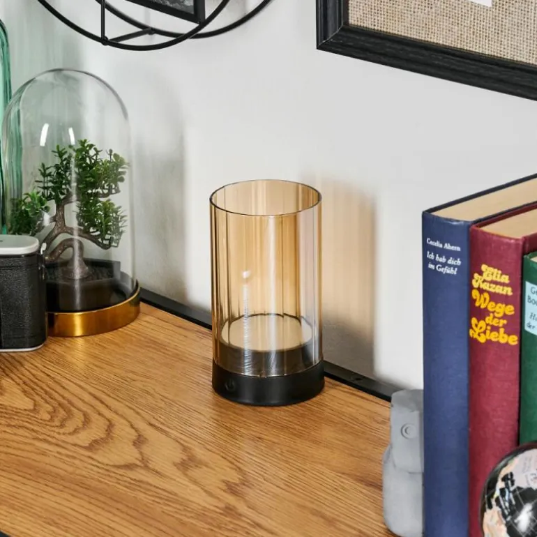 Grubbe Lampe de table d'extérieur, Lampe à poser LED Noir, 1 lumière