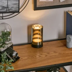Grubbe Lampe de table d'extérieur, Lampe à poser LED Noir, 1 lumière
