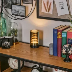Grubbe Lampe de table d'extérieur, Lampe à poser LED Noir, 1 lumière