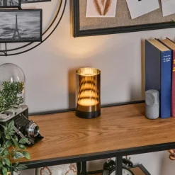 Grubbe Lampe de table d'extérieur, Lampe à poser LED Noir, 1 lumière
