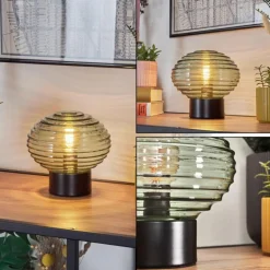 Gualtar Lampe à poser Noir, 1 lumière