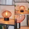Gualtar Lampe à poser Noir, 1 lumière